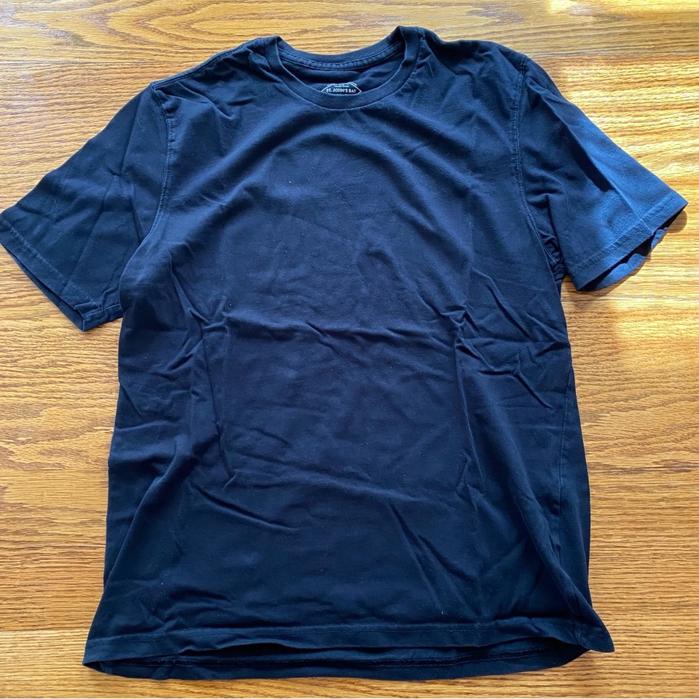 plain black men’s tshirt